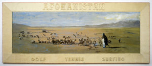Birza_Afghanistan_2005_tempera_all'uovo_su_tela_lana_su_legno_260x620cm